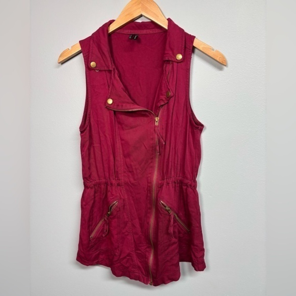 Maurices Burgundy Vest